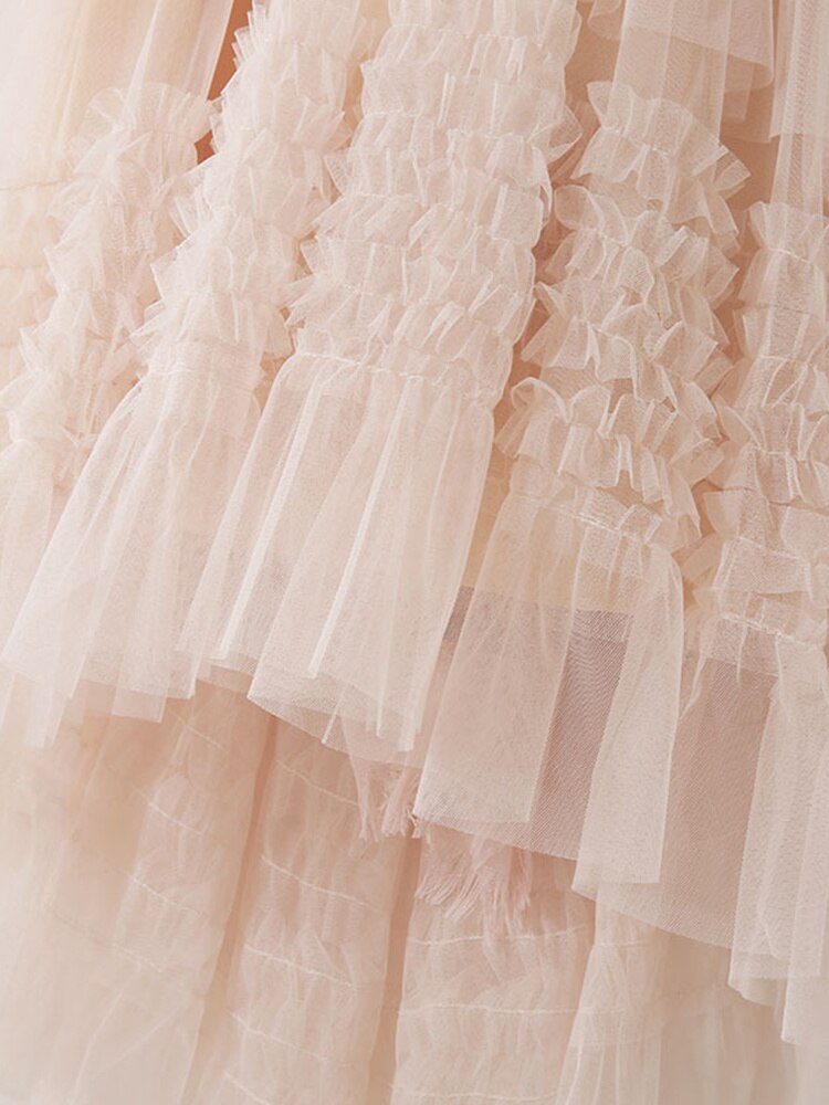 High Waist Lace Irregular Skirt - Body By J'ne