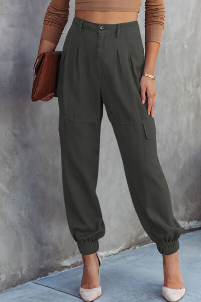 High Waist Cargo Pants - Body By J'ne