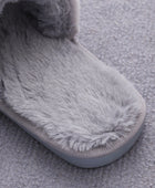 Faux Fur Double Strap Slippers - Body By J'ne