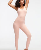 Crisscross Wide Strap Active Jumpsuit - Body By J'ne