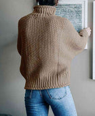 Turtleneck Dropped Shoulder Sweater - Body By J'ne