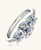 3 Carat Moissanite 925 Sterling Silver Ring - Body By J'ne