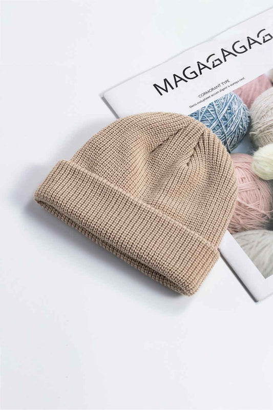 Cozy Rib-Knit Cuff Beanie - Body By J'ne