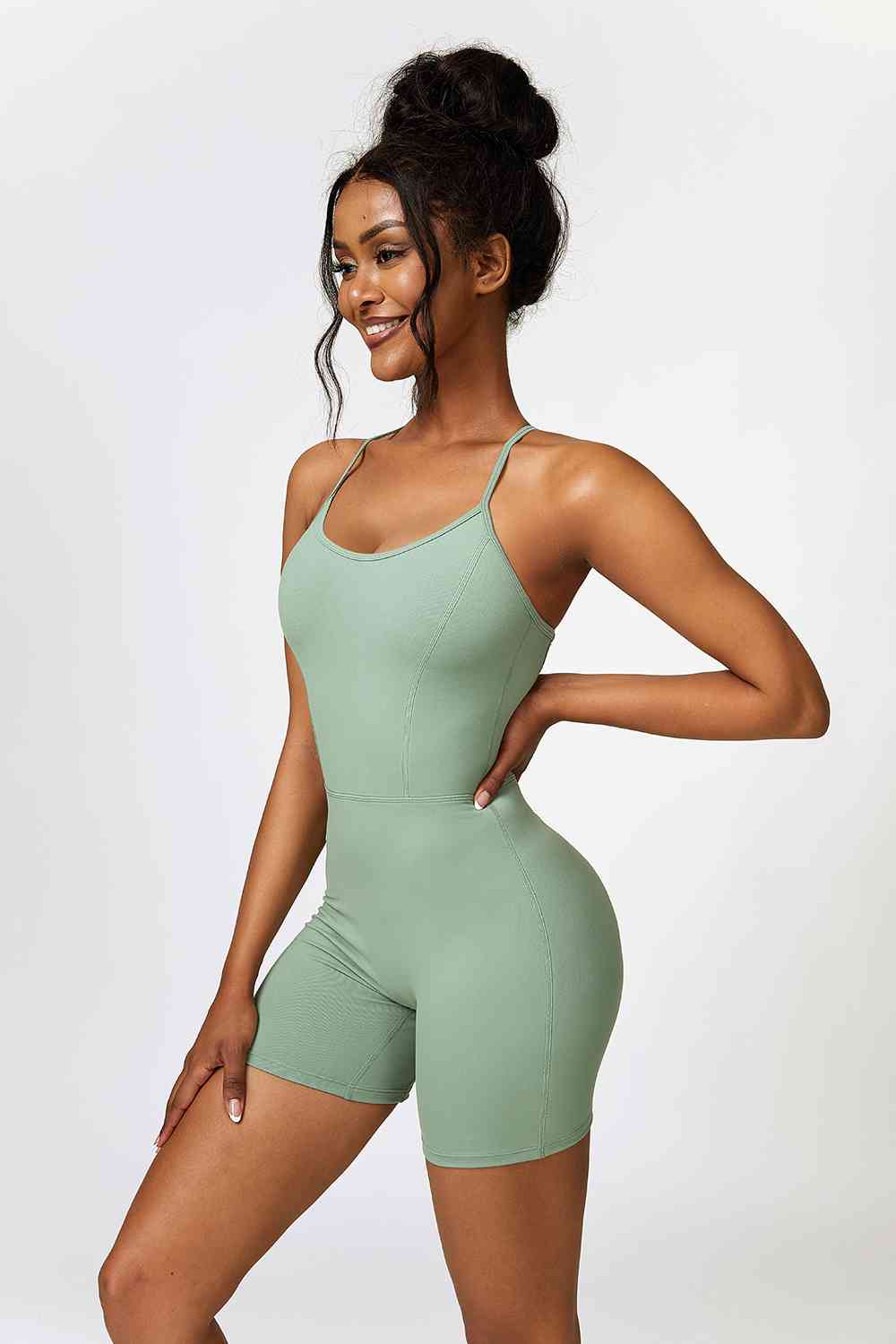 Halter Neck Sports Romper - Body By J'ne