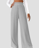 Ribbed High Waist Pants - Body By J'ne