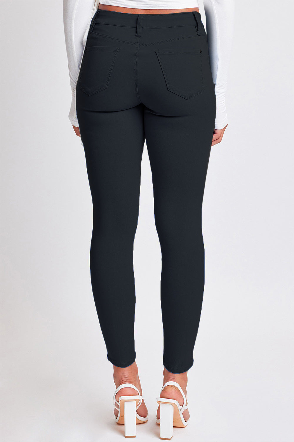 YMI Full Size Hyperstretch Mid-Rise Skinny Pants - Body By J'ne