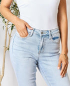 Utopia Full Size High Waist Straight Jeans - Body By J'ne