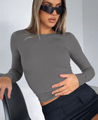 Round Neck Long-Sleeve Top - Body By J'ne