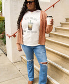 NEVER TOO COLD FOR ICED COFFEE Short Sleeve T-Shirt - Body By J'ne