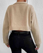 Plain Sweater Cami and Cardigan Set - Body By J'ne