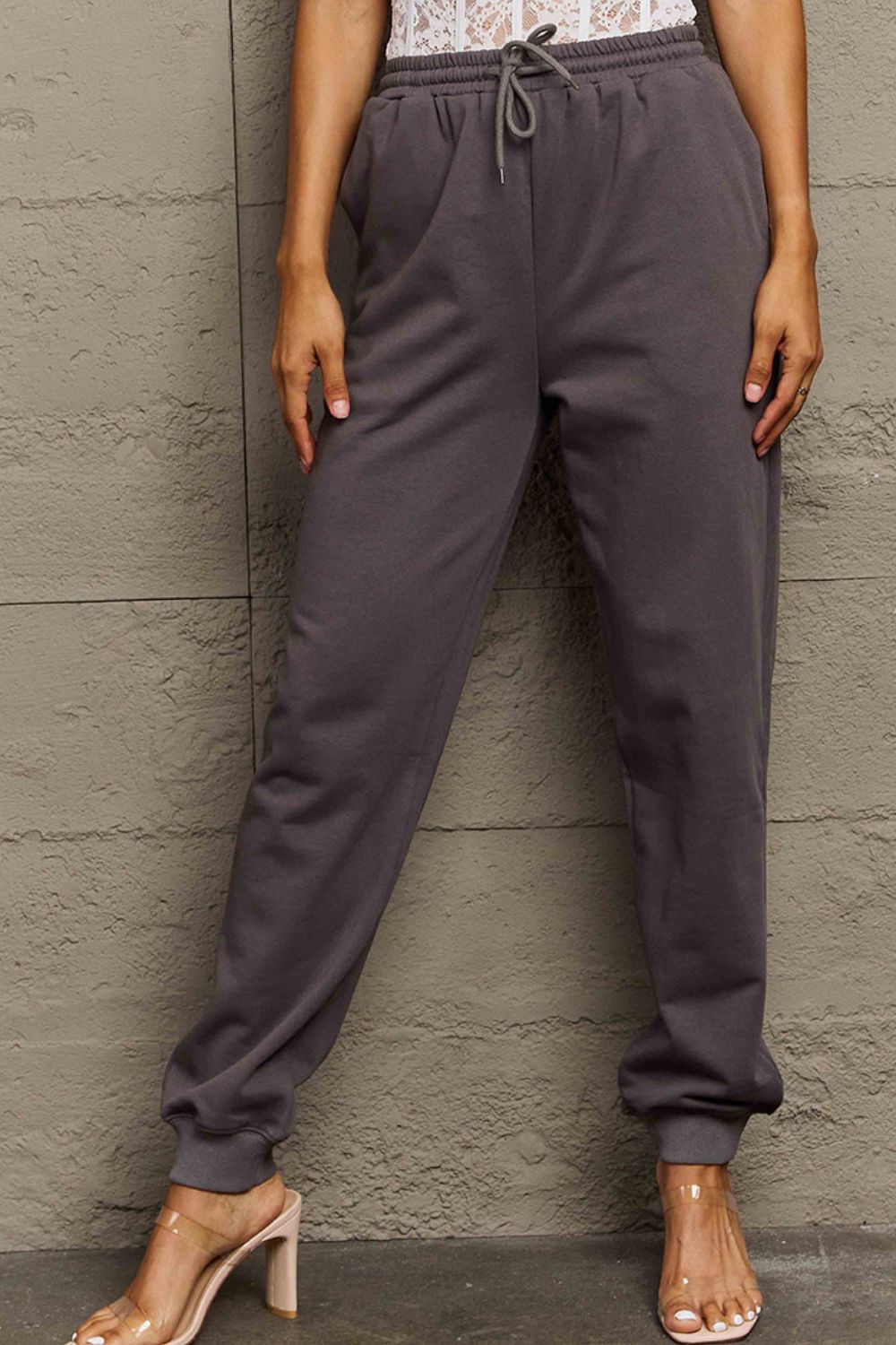 Mala Full Size Drawstring Sweatpants - Body By J'ne