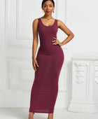 Scoop Neck Wide Strap Maxi Dress - Body By J'ne