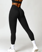 Ruched Pocketed High Waist Active Leggings - Body By J'ne