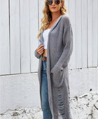 Open Front Long Sleeve Hooded Cardigan - Body By J'ne