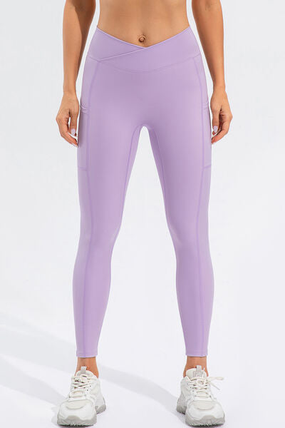 High Waist Active Leggings with Pockets - Body By J'ne