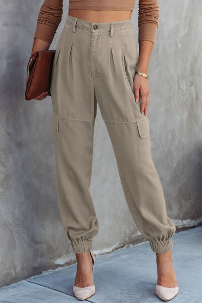 High Waist Cargo Pants - Body By J'ne