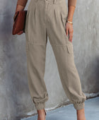 High Waist Cargo Pants - Body By J'ne