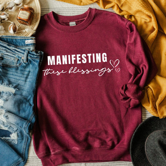 MANIFESTING  Sweatshirt - Body By J'ne