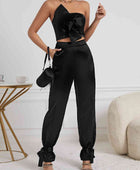 Knot Detail Tube Top and Pants Set - Body By J'ne