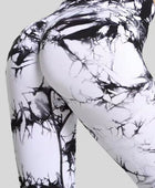 Printed High Waist Active Leggings - Body By J'ne