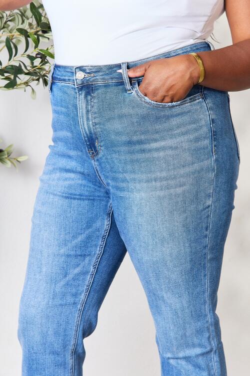 Utopia Full Size High Waist Straight Jeans - Body By J'ne