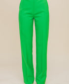 LOVE TREE High Waist Straight Pants - Body By J'ne