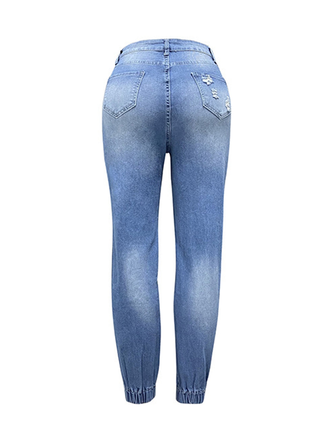 Distressed Skinny Jeans with Pockets - Body By J'ne