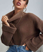 Turtleneck Long Sleeve Sweater - Body By J'ne