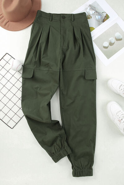 High Waist Cargo Pants - Body By J'ne