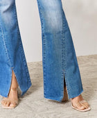 Slit Flare Jeans - Body By J'ne