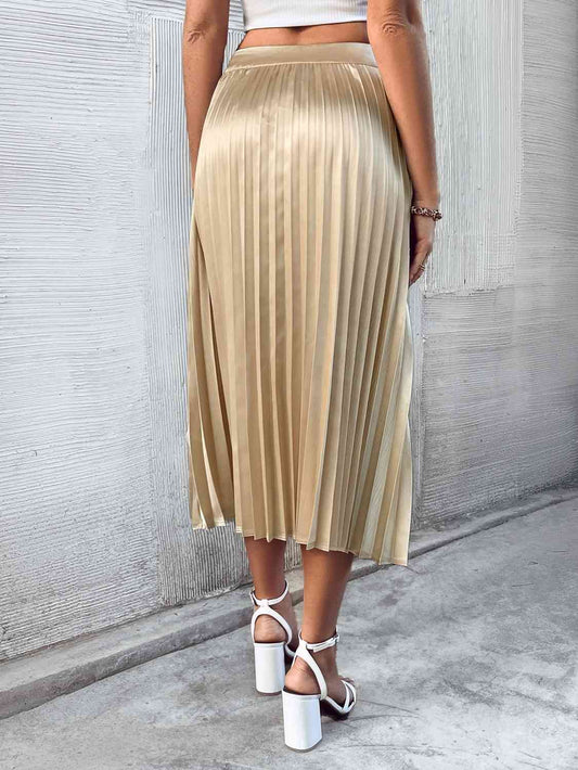 Pleated Midi Skirt - Body By J'ne