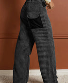 Ribbed Longline Pocketed Pants - Body By J'ne