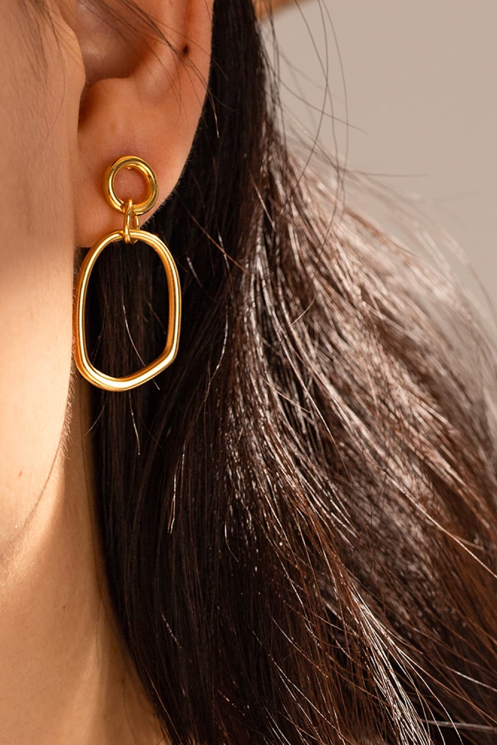 18K Gold-Plated Dangle Earrings - Body By J'ne