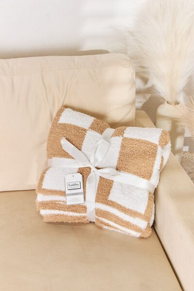 Cuddley Checkered Decorative Throw Blanket - Body By J'ne