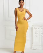 Scoop Neck Wide Strap Maxi Dress - Body By J'ne