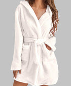 Tie Waist Hooded Robe - Body By J'ne