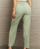 Tie Waist Long Pants - Body By J'ne