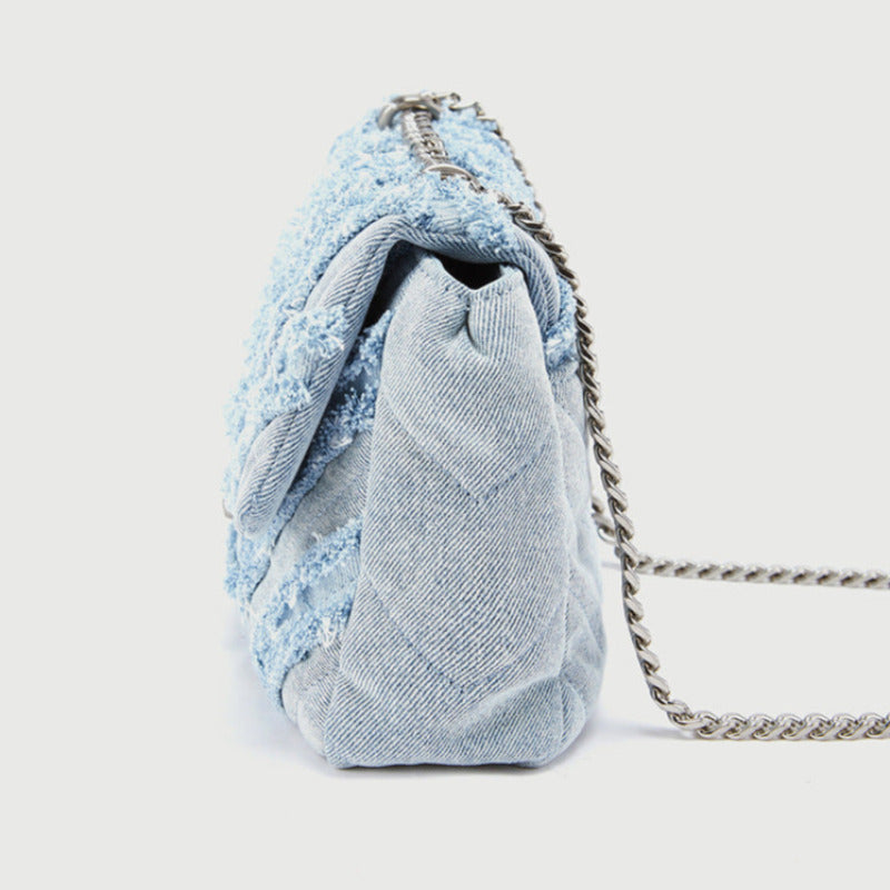 Denim Chain Bag - Body By J'ne