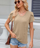 V-Neck Short Sleeve T-Shirt - Body By J'ne