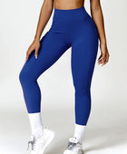 Ruched Pocketed High Waist Active Leggings - Body By J'ne