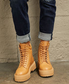 She’s Amazing Platform Combat Boots - Body By J'ne