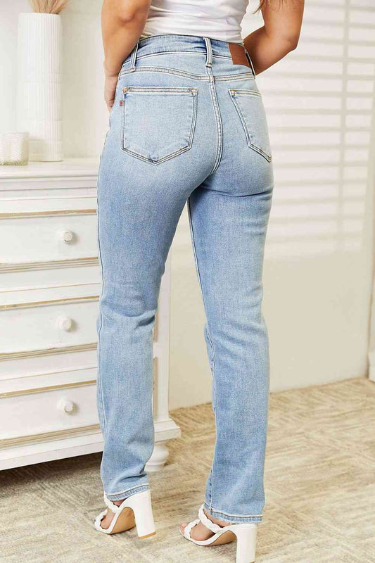 Full Size High Waist Jeans - Body By J'ne