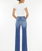 Kancan Ultra High Waist Gradient Flare Jeans - Body By J'ne