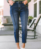 Buttoned Slim Jeans with Pockets - Body By J'ne