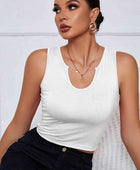 Brunch Vibes Notched Neck Tank - Body By J'ne