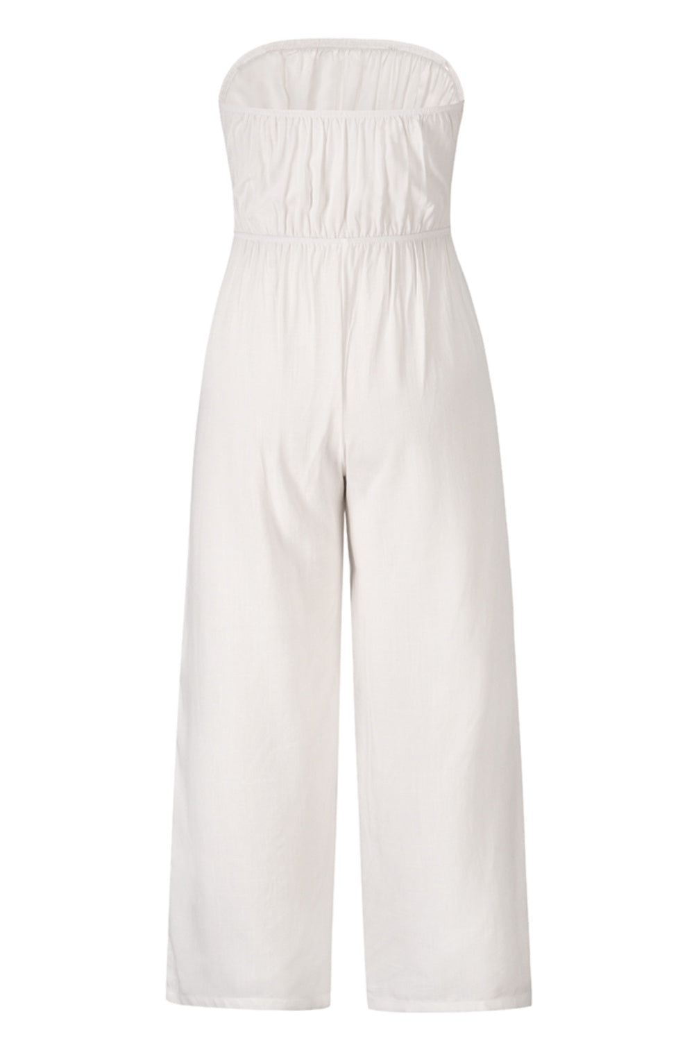 Tied Cutout Tube Wide Leg Jumpsuit - Body By J'ne