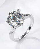 5 Carat  Moissanite Solitaire Ring - Body By J'ne