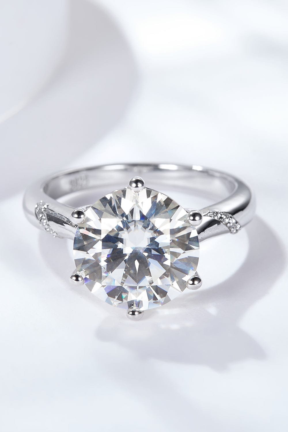 5 Carat  Moissanite Solitaire Ring - Body By J'ne