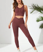 Ribbed Tank and Active Leggings Set - Body By J'ne