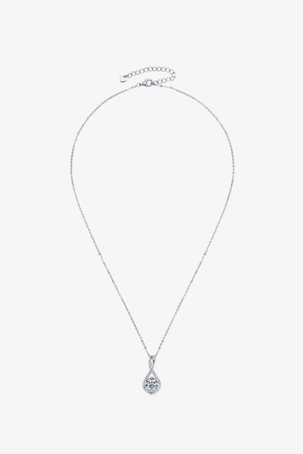 2 Carat Moissanite 925 Sterling Silver Necklace - Body By J'ne